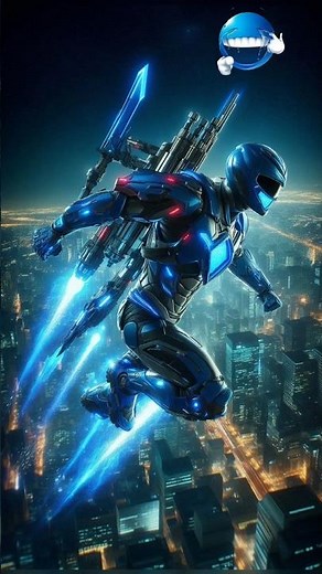 Blue Power Rangers Coldest Transformations⚡Billy Cranston⚡#epicmoments #powerrangers #red #viral #ai