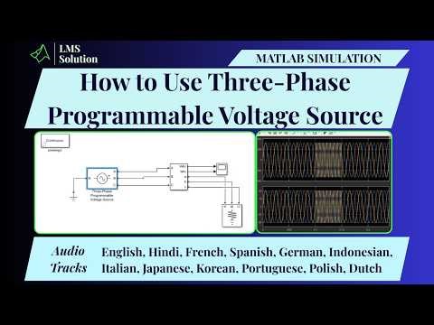 How to use Three Phase Programmable Voltage Source in MATLAB | | Voltage Sag, Frequency & Harmonics