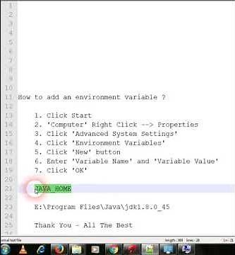 HOW TO ADD ENVIRONMENT VARIABLE WINDOWS