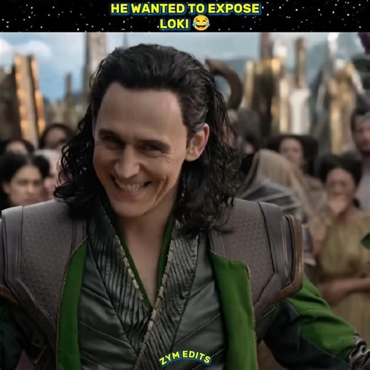 Loki forgot Mjolnir doesn't play games 😂