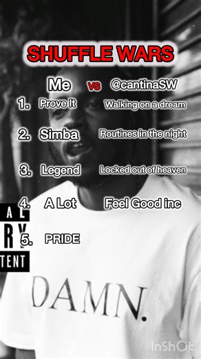 SHUFFLE WARS! With ‪@cantinaSW‬ . Who won?