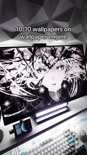 Brian Dinh | NIGHTPARADE on Instagram: "ALL WALLPAPERS 🔗 IN BIO Wallpaper Engine is on Steam. Rainmeter tutorial for the day/date is linked in my bio @nightxparade Comment "Wallpaper" and I'll send you the link to my wallpaper collections. #gamingsetup #pcsetup #pcgaming #pcgamer #wallpaperengine #wallpapers #wallpaper"