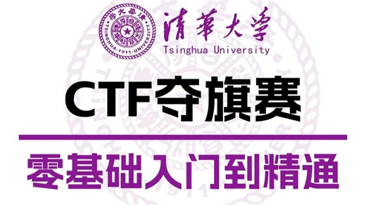【零基础学CTF夺旗赛】CTF入门到精通全套教程，CTF赛前必看！清华大佬手把手带你从小白到大神！（网络安全/信息安全/web安全）