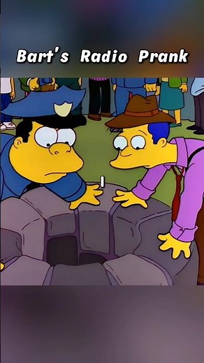 Bart's Radio Prank #simpsons #shorts