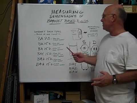 BA15d Bayonet Base Bulb Identification