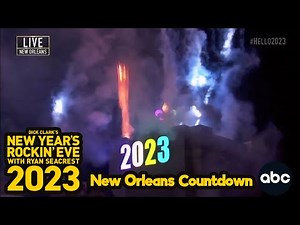 Dick Clarks New Years Rockin' Eve 2023 with Ryan Seacrest New Orleans Countdown 2022 to 2023 [HD]
