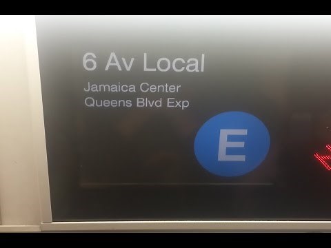 MTA New York City Subway: R160 (E) via the (F) Line Announcements