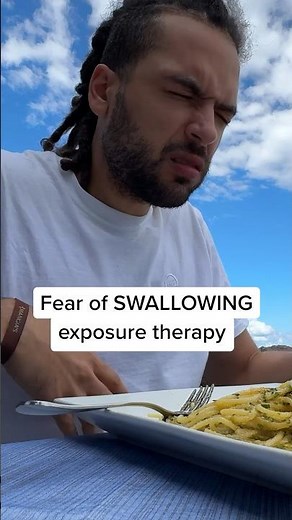 Eating exposure for fear of swallowing #anxietydisorder #phagophobia #anxietyfitness