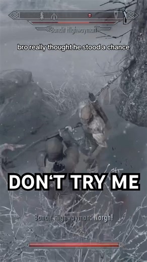 they just never learn #Skyrim #Gaming #Shorts