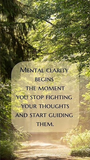 Mental clarity starts here ✨ | Subliminal affirmations