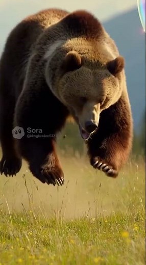 Bear vs Bubble: The Most Adorable Chase Ever