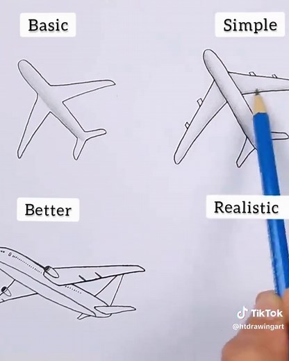 How to Draw an Airplane