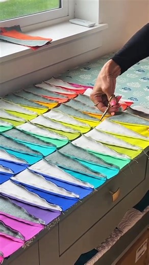 Cutting our Tripping Out blocks just got a whole lot easier 👀 Our new 2½” x 6½” Square Up Ruler lines up perfectly with the diagonal on this block making trimming 10x faster (and way more fun)! 💫 Perfect for Tripping Out, Northern Lights, and more patterns to come! 💕 This ruler is called the Sew Trim and is available now! Credit: sewkindofwonderful ❤️ #sewkindofwonderful #quilttok #quiltersoftiktok | Diane Rehn