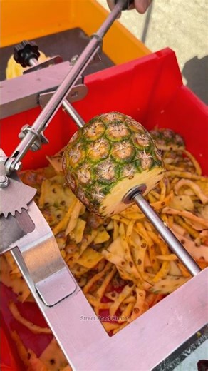 Simple Smart Tool To Peel Pineapple - Fruit Cutting Skills