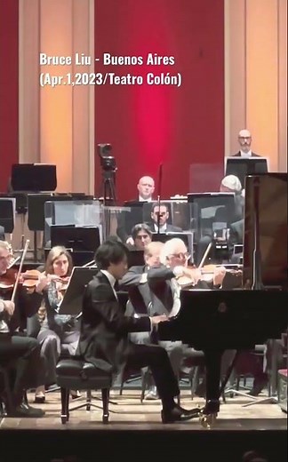 Bruce Liu - Chopin Piano Concerto No.1 (Apr.1,2023/Buenos Aires🇦🇷) #bruceliu #piano