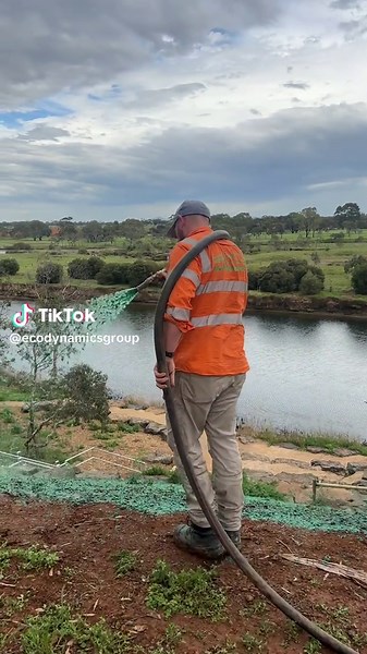 Hydromulching 🤝 erosion control