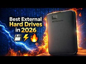 Top 5 Best External Hard Drives in 2026 💾⚡| Fast & Reliable Storage