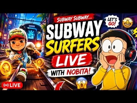 🔥 Subway Surfers LIVE 🔴 | Road to Pro Gameplay 😱 | {12/50 Days} | Nobita Gaming SS