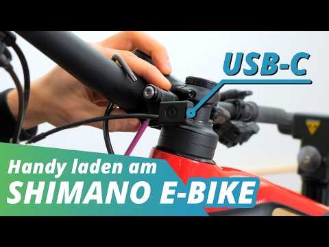 Charging your smartphone on a Shimano e-bike using a USB-C port | Tutorial🔧