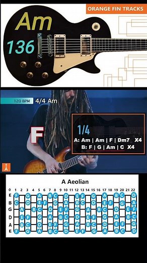 Hard Rock Backing Track in A Minor #backingtrack #guitar #guitarchords