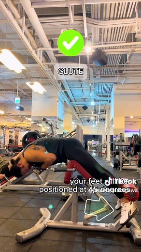 Roman Chair Extension for Glute Strengthening | Gym Workout Tips