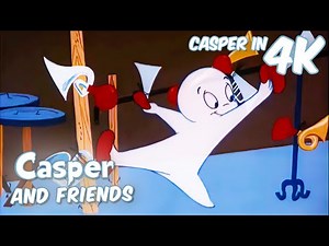 Making Music With Casper! 🎹 | Casper and Friends in 4K | 1 Hour Compilation | Cartoon For Kids