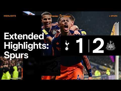 Tottenham Hotspur 1 Newcastle United 2 | EXTENDED Premier League Highlights