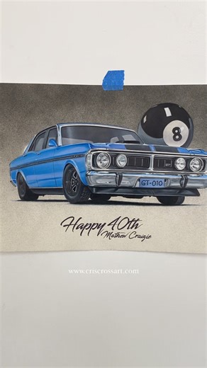27K views · 560 reactions | XY GT falcon drawing ✍️ | Car drawings By Cristian Cross | Facebook