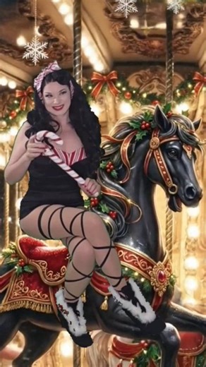 If you celebrate, I hope you have been having a wonderful Christmas 🎁⛄🎄🎅 #pinupgirl | Greta Grenadine, Pinup