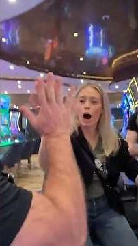 LOUDEST Scream Ever in the Casino..... #gambling #casino #slots