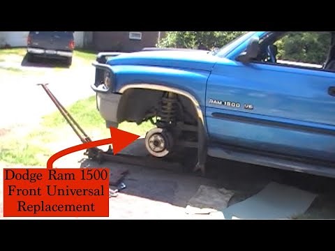 Dodge Ram1500 Front Universal Joint Replacement.