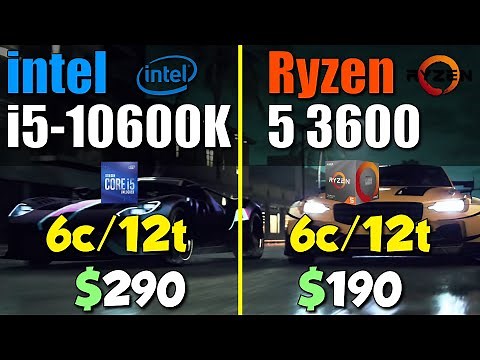 i5-10600K vs. Ryzen 5 3600 | Test in 8 Games