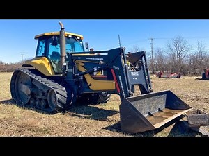 Rare Cat Challenger Tractor with LEON Loader!