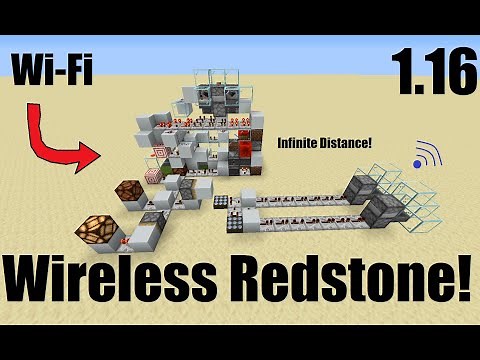 Wireless Redstone | In Minecraft 1.16+ | Vanilla Survival !