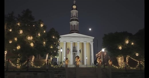 30,000 lights keep Old Towne Petersburg glowing this Christmas! 🎄✨