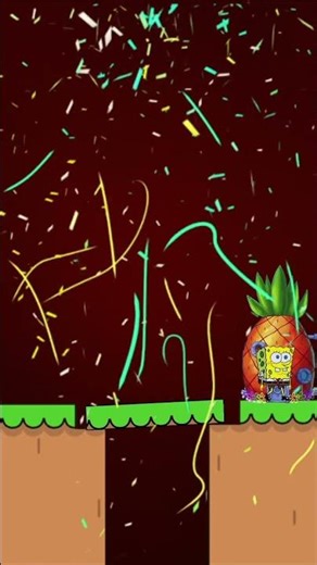 Save SpongeBob from a cliff game