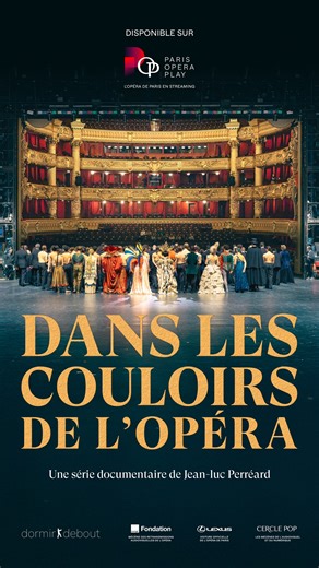 🍿 Découvrez les deux premiers épisodes de la série documentaire “Dans les couloirs de l’Opéra” sur POP, Paris Opera Play. ✨ Des ateliers de peinture aux studios de danse, des salons d’essayage aux aires de montage, de l’Opéra Bastille au Palais Garnier, la série suit celles et ceux qui œuvrent pour donner vie à la magie du spectacle. 🎥 Réalisateur : Jean-Luc Perreard 🤝 Avec la Fondation Orange, Lexus et le Cercle POP. | Opéra national de Paris