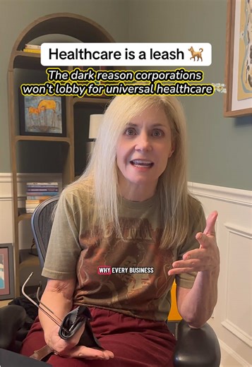 Mom explains: the system isn’t designed to keep you healthy, or even to save your employers money. It’s to keep you trapped. Deconstructing the corporate motive behind the American healthcare system. 🏥 Why don’t corporations lobby for universal healthcare? 🔒 What is job lock? 🎮 Healthcare as corporate control. 😱 The dark side of Capitalism, explained. #politicstiktok #finance #creatorsearchinsights #themoreyouknow