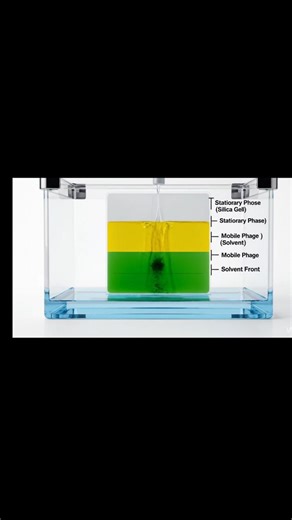 with_Akash_sir on Instagram: "TLC in one frame = full marks loading 📈🧪 Stationary phase holds, mobile phase runs, and compounds reveal their Rf values like magic ✨ If chromatography confuses you, this visual won’t. Perfect for JEE Main & Advanced revision—save it before exams!#JEE #JEEMain #JEEAdvanced #ChemistryJEE #physicalchemistry"