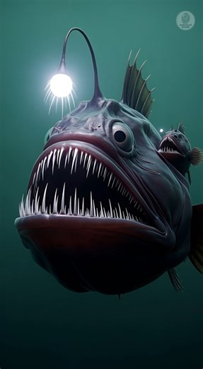 The ultimate toxic relationship. 💔🐟 "Til death do us part?" try "Til we melt into the same body." The Anglerfish has the most insane mating ritual on Earth. The tiny male bites the female, digests his own face, and fuses his blood vessels with hers. He loses his eyes, fins, and organs, becoming a permanent appendage on her body. 👇 Disclaimer: This video features artistic 3D simulations for educational and entertainment purposes. #Anglerfish #DeepSea #nature #oddlysatisfying #visualart #Nature