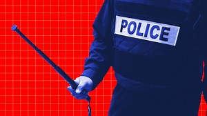 Police almost beat him to death. After his conviction was dismissed, prosecutors are recharging him.