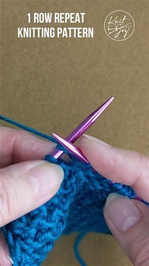 Reversible knitting pattern #knittig #216