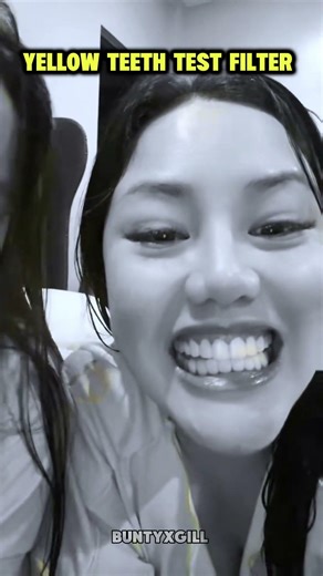 Yellow Teeth Test Fail 😂#edit #filter #trollface #troll