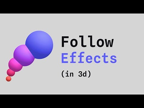 How to create an object follow interaction in 3D with Spline