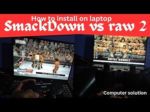 HOW TO INSTALL SMACKDOWN VS RAW 2009 IN COMPUTER OR LAPTOP #SMACKDOWNVSRAWINSTALL #pcgames