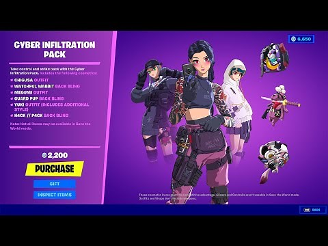 Cyber Infiltration Pack & Infiltration Tools Pack Review in Fortnite!