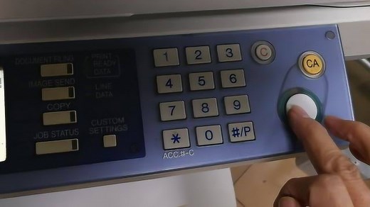 夏普复印机报错H5-01错误代码清除【乐印办公】