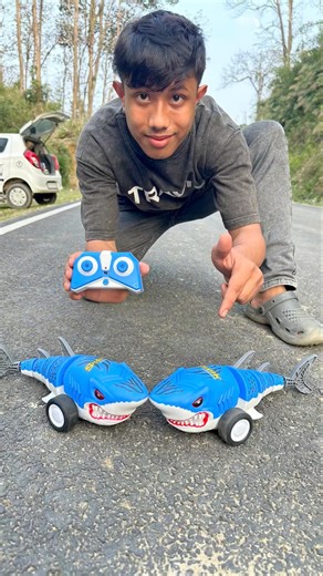 2 Ta remote control cute shark Unboxing🦈🔥