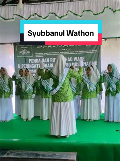 Syubbanul Wathon & Muslimat NU Harlah Ke-80 Kaliwedi