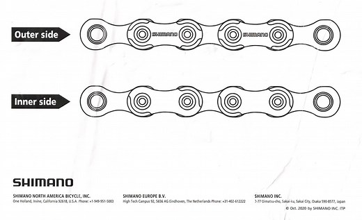 Shimano Chain CN-LG500 Linkglide 10/11-speed